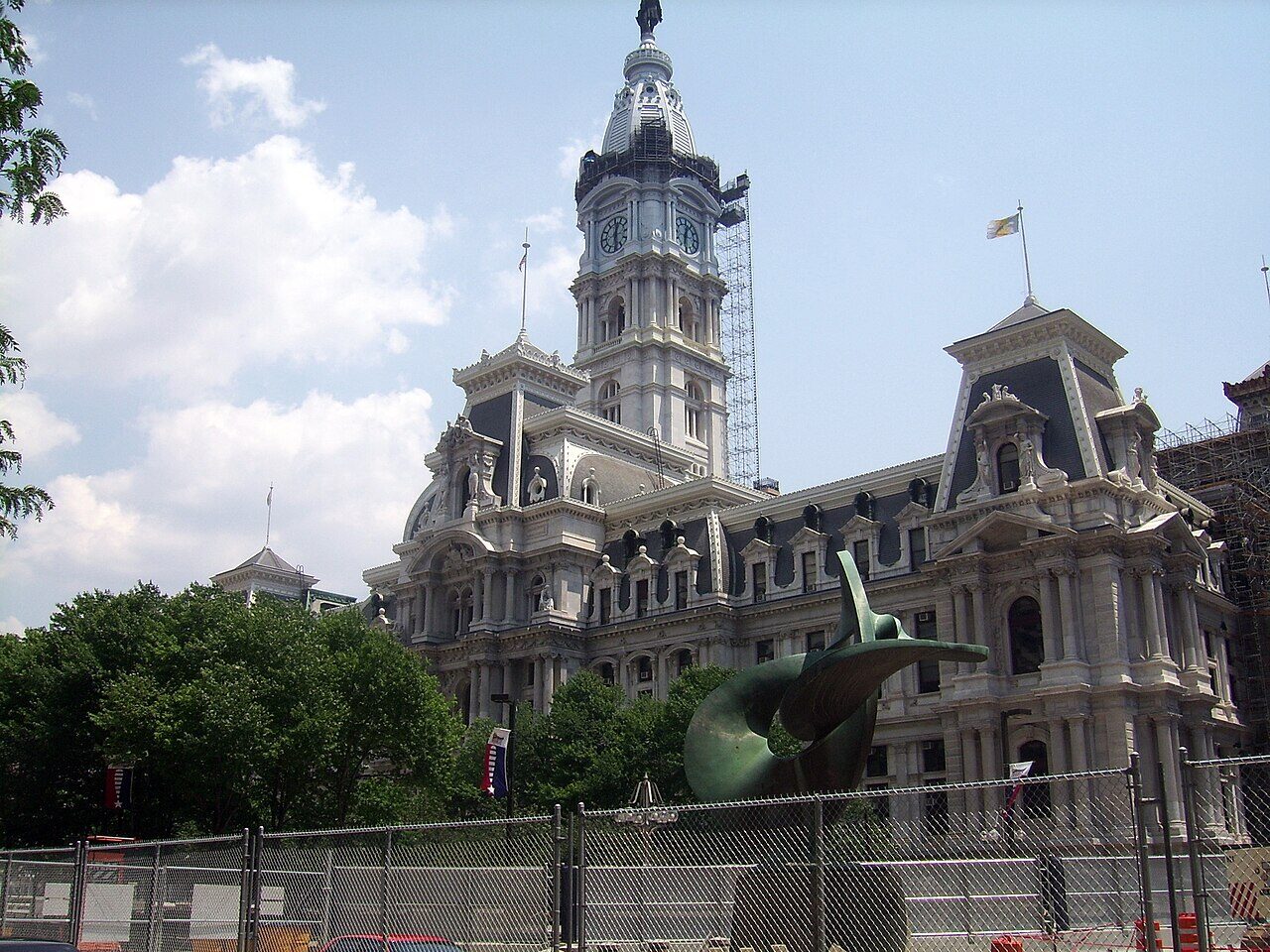 Philadelphia City Hall on Market Street